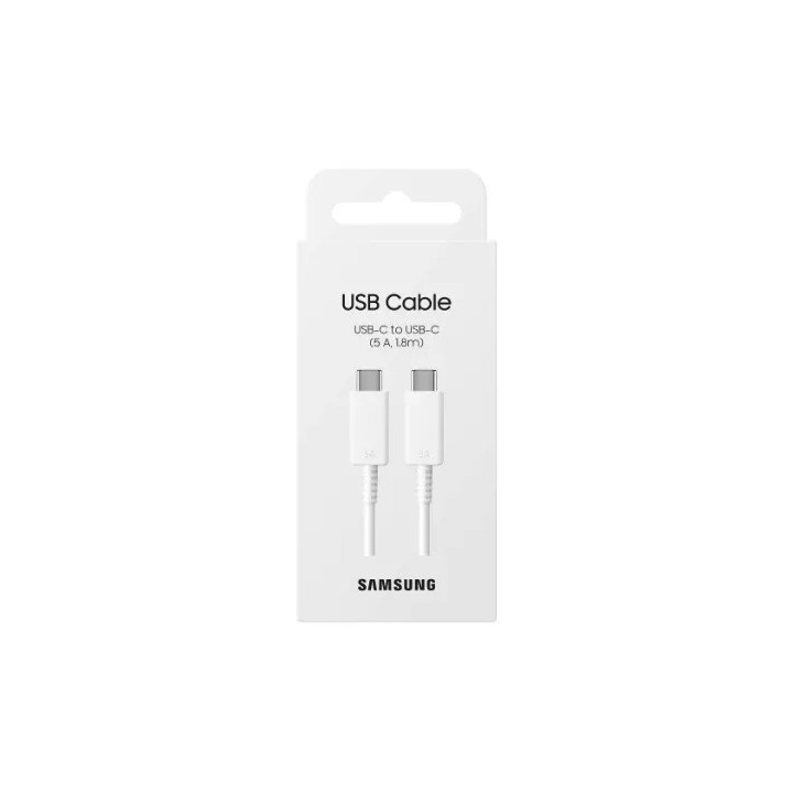 Cable Usb-C/Type C vers Usb-C/Type C ORIGINAL Samsung EP-DX510JWEGWW blanc