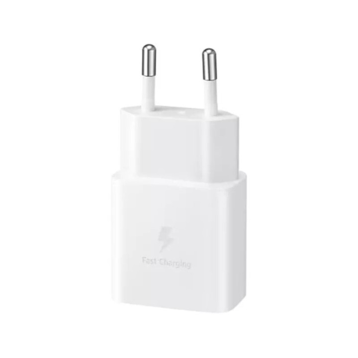 Adaptateur secteur Usb-C avec cable ORIGINAL Usb-C/Type C charge rapide Samsung 25W EP-T2510XWEGEU blanc