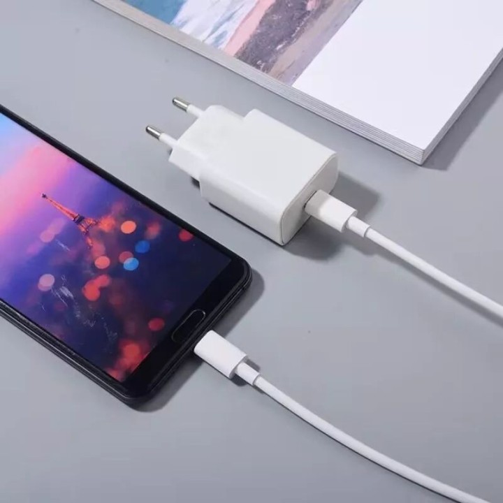 Adaptateur secteur Usb-C avec cable ORIGINAL Usb-C/Type C charge rapide Samsung 25W EP-T2510XWEGEU blanc
