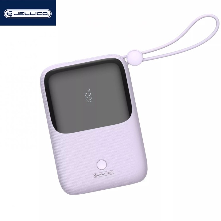 Power Bank (Batterie Externe) 10000mAh 22.5W JELLICO ZP1 violet