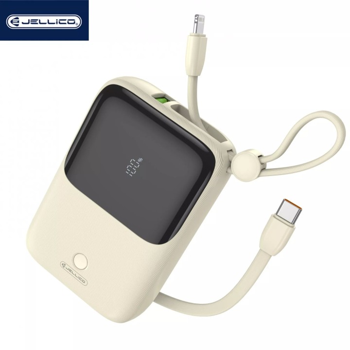 Power Bank (Batterie Externe) 10000mAh 22.5W JELLICO ZP1 jaune