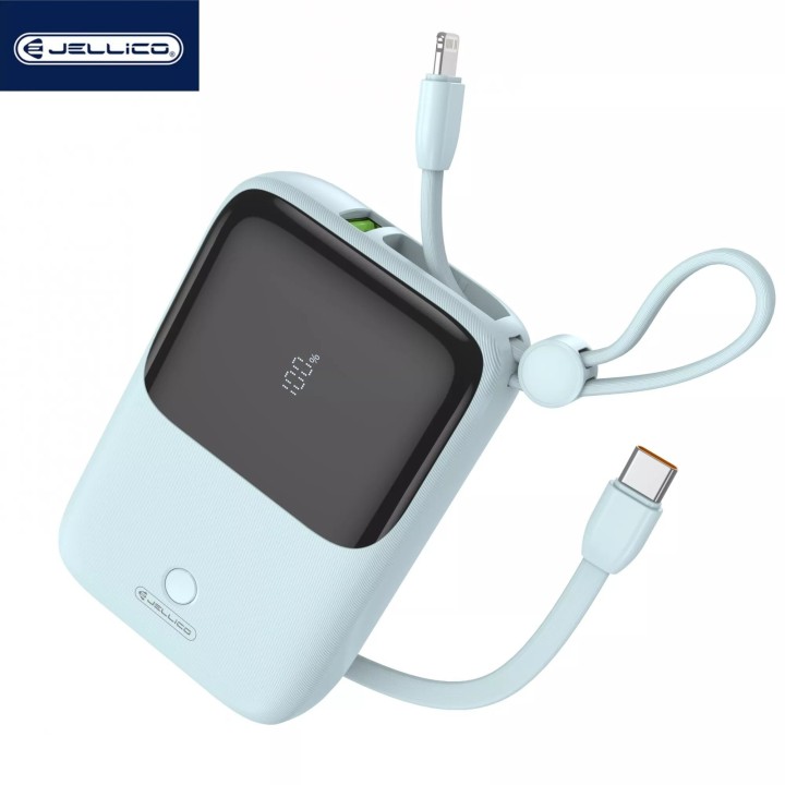 Power Bank (Batterie Externe) 10000mAh 22.5W JELLICO ZP1 bleu
