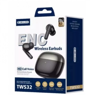 Ecouteurs sans fil bluetooth intra-auriculaire JELLICO TWS32 noir