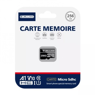 Carte mémoire Micro SD 256Go JELLICO Class 10 (Boite/ Blister)