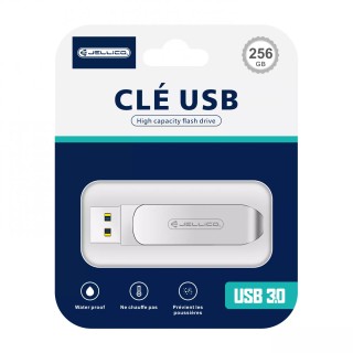 Clé USB 2 en 1 Type C / USB A JELLICO T07 256go (Boite/ Blister)
