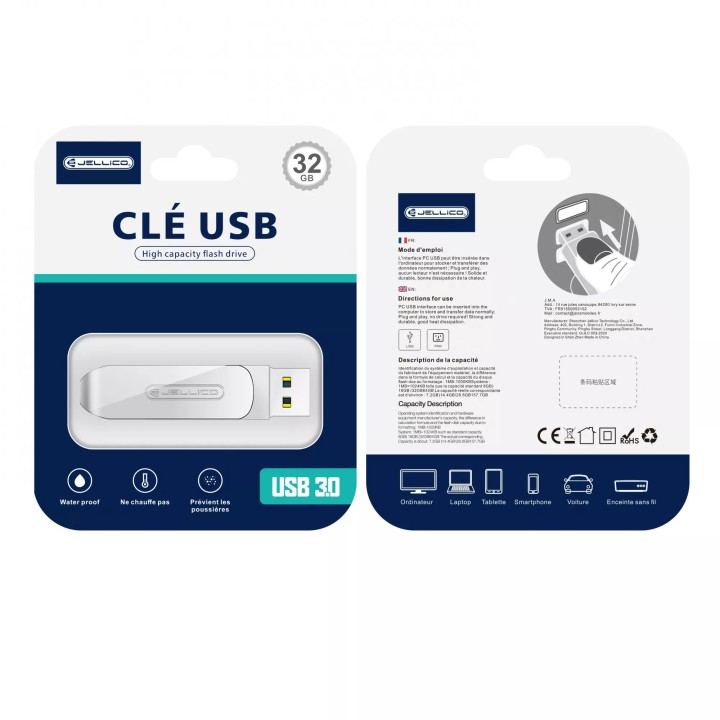 Clé USB JELLICO U36 32go (Boite/ Blister)