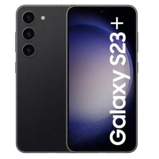 Housse-coque PERSONNALISÉE silicone Galaxy S23 Plus S916 noir