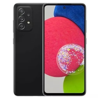 Housse-coque PERSONNALISÉE silicone Galaxy A52s 5G A528 noir
