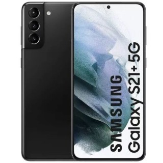 Housse-coque PERSONNALISÉE silicone Galaxy S21 Plus G996 noir