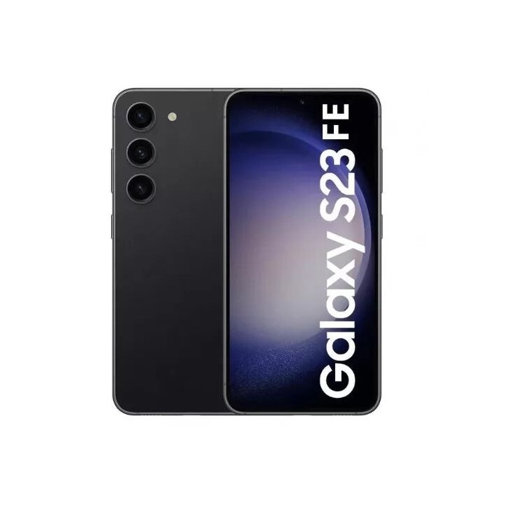 Housse-coque PERSONNALISÉE silicone Galaxy S23 Fe S711 noir