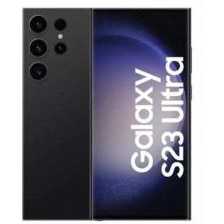 Housse-coque PERSONNALISÉE silicone Galaxy S23 Ultra S918 noir
