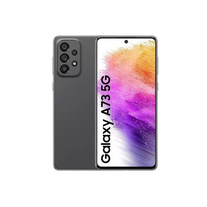 Housse-coque PERSONNALISÉE silicone Galaxy A73 5G A736 noir