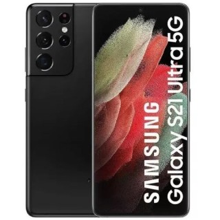 Housse-coque PERSONNALISÉE silicone Galaxy S21 Ultra G998 noir