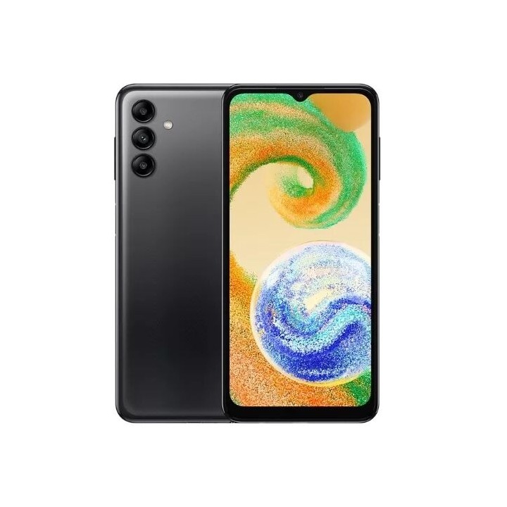 Housse-coque PERSONNALISÉE silicone Galaxy A04 A045 noir