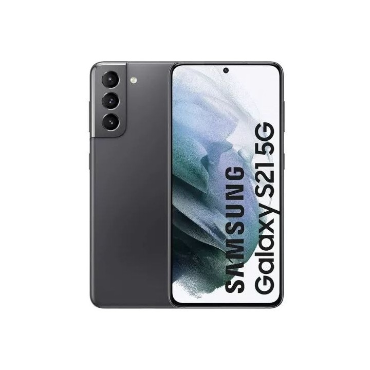 Housse-coque PERSONNALISÉE silicone Galaxy S21 G991 noir