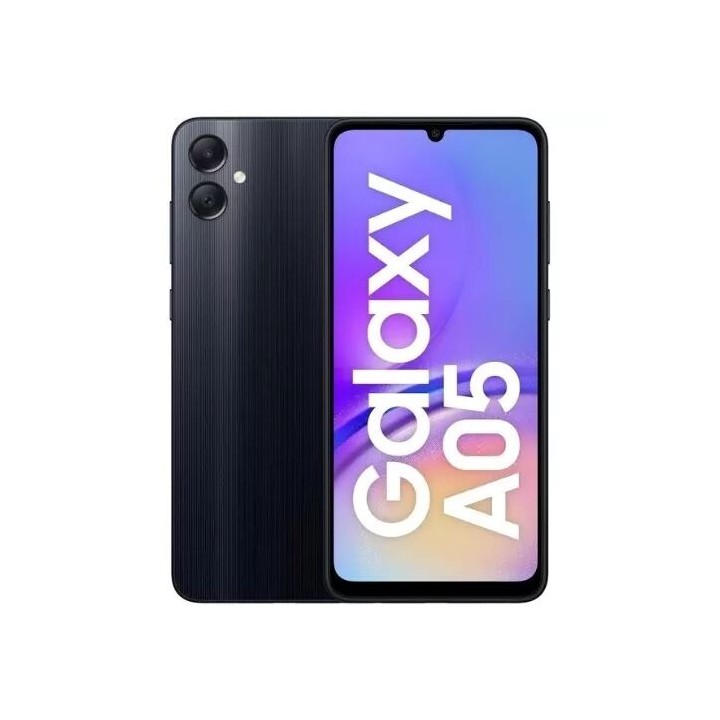 Housse-coque PERSONNALISÉE silicone Galaxy A05 A055 noir
