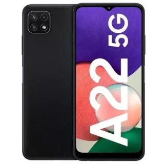 Housse-coque PERSONNALISÉE silicone Galaxy A22 5G A226 noir