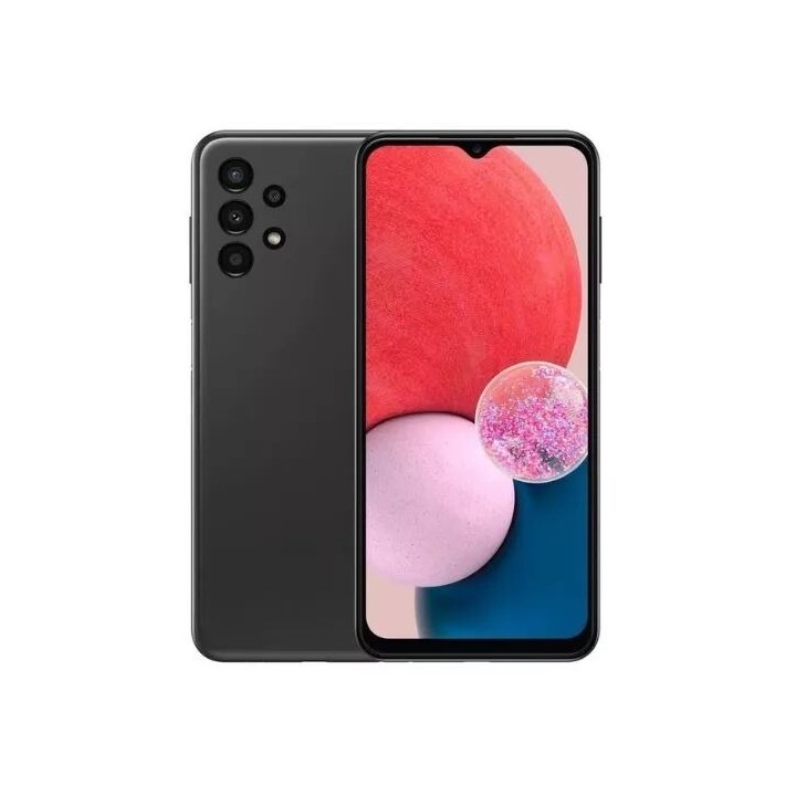 Housse-coque PERSONNALISÉE silicone Galaxy A13 5G A136 noir