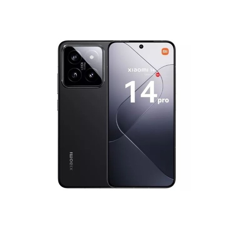 Housse-coque PERSONNALISÉE silicone Xiaomi 14 Pro noir