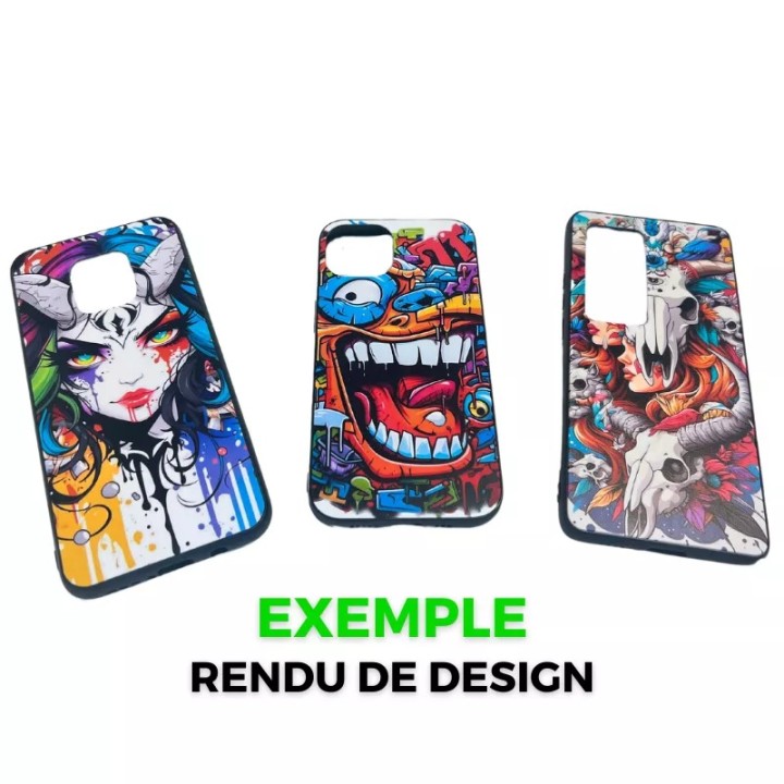Housse-coque PERSONNALISÉE silicone Galaxy A13 5G A136 noir