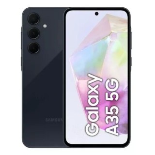 Housse-coque PERSONNALISÉE silicone Galaxy A35 5G A356 noir