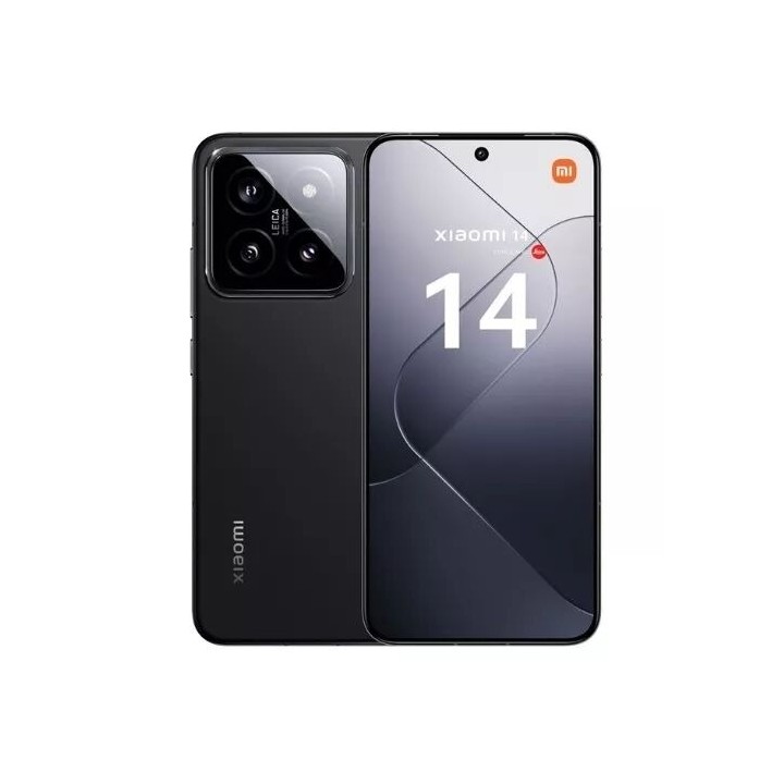 Housse-coque PERSONNALISÉE silicone Xiaomi 14 noir