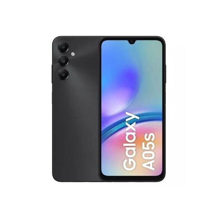 Housse-coque PERSONNALISÉE silicone Galaxy A05s A057 noir
