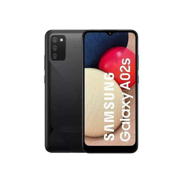 Housse-coque PERSONNALISÉE silicone Galaxy A02s A025 noir