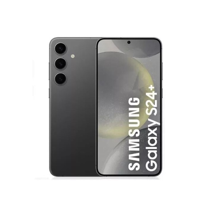 Housse-coque PERSONNALISÉE silicone Samsung Galaxy S24 Plus S926 noir