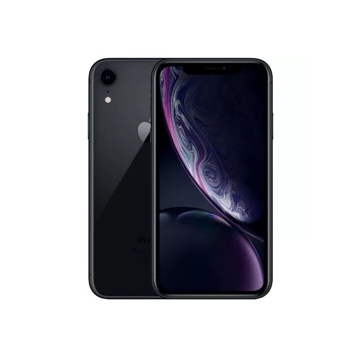 Housse-coque PERSONNALISÉE silicone iPhone XR noir