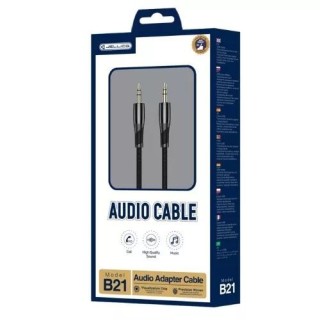 Cable Audio Jack vers Jack (3.5mm) 1.2 mètres JELLICO B21 noir