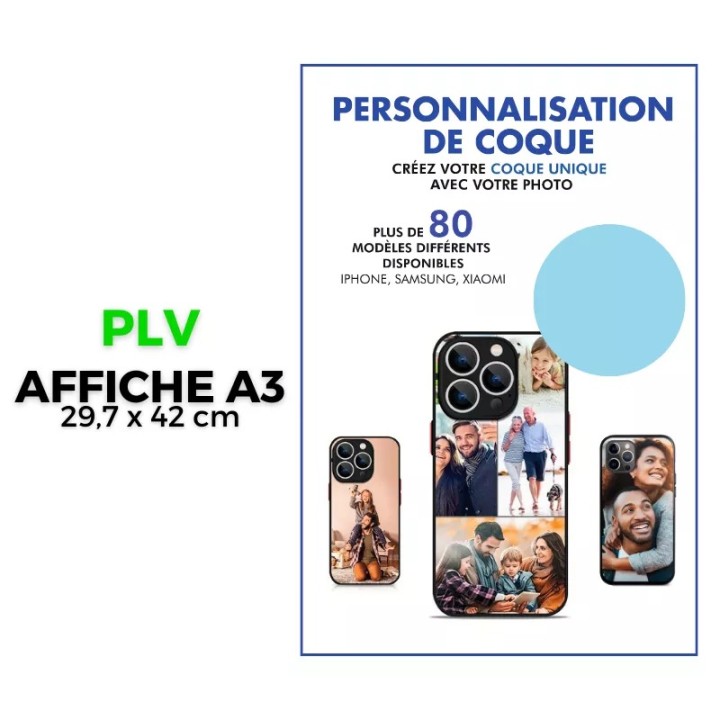 Kit de PLV pour housse-coque personnalisée