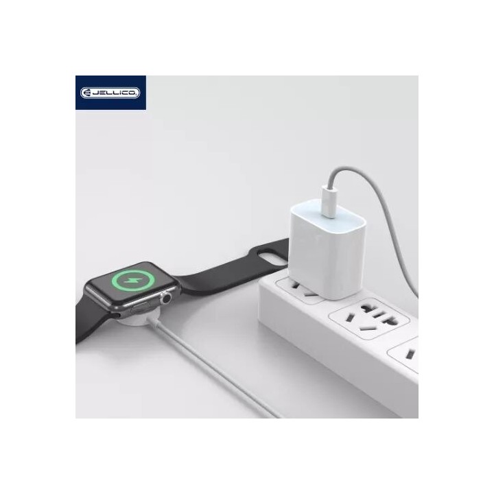 Cable Usb-C/Type C vers iWatch (3W) JELLICO W10 blanc