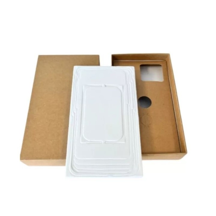 Boite kraft pour smartphone reconditionné- Haute Qualité avec Mousse Ajustable