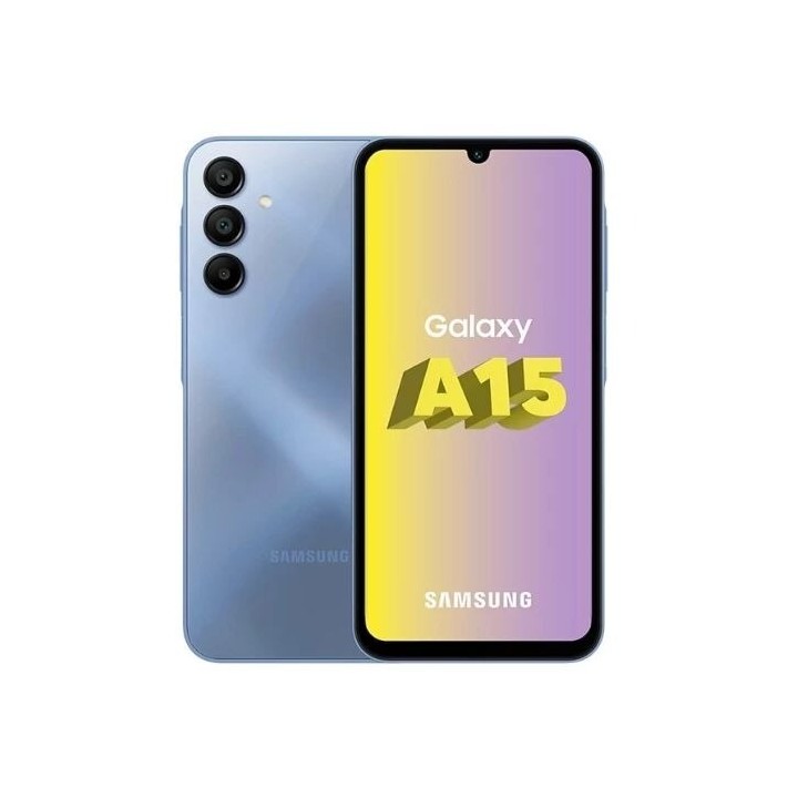 Housse-coque PERSONNALISÉE silicone Galaxy A15 5G (A156) - A15 4G (A155) noir