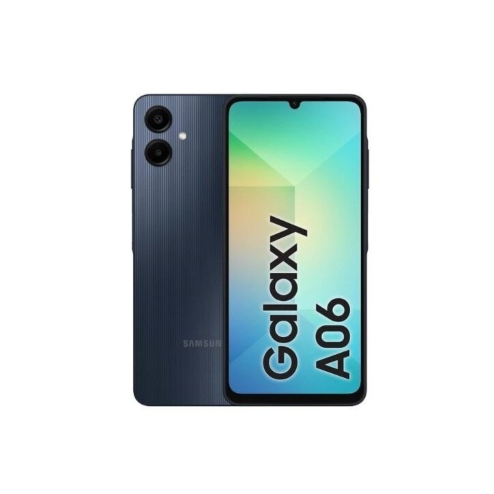 Housse-coque PERSONNALISÉE silicone Galaxy A06 4G A065 noir