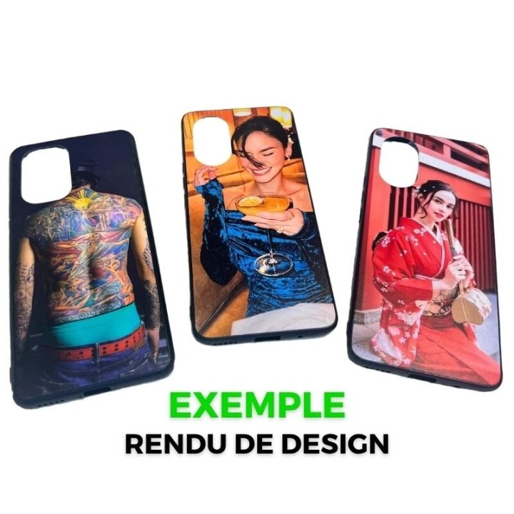 Housse-coque PERSONNALISÉE silicone MAGSAFE iPhone 12 Mini - iPhone 13 mini noir