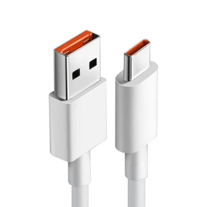Cable Usb ORIGINAL Usb-C/Type C Xiaomi 6A 1 metre (Vrac) blanc