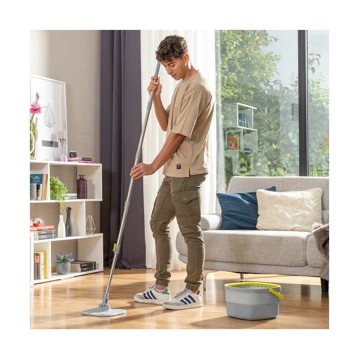 Serpillère Rotative Autonettoyante et Seau Séparateur Selimop InnovaGoods