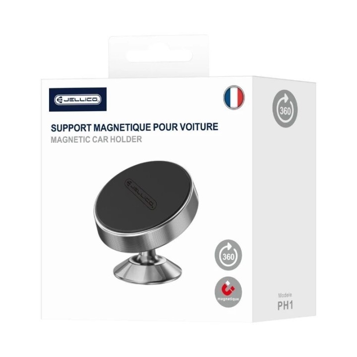 Support voiture magnétique JELLICO PH1 noir