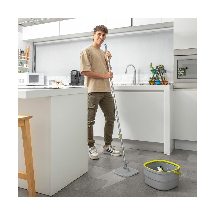 Serpillère Rotative Autonettoyante et Seau Séparateur Selimop InnovaGoods