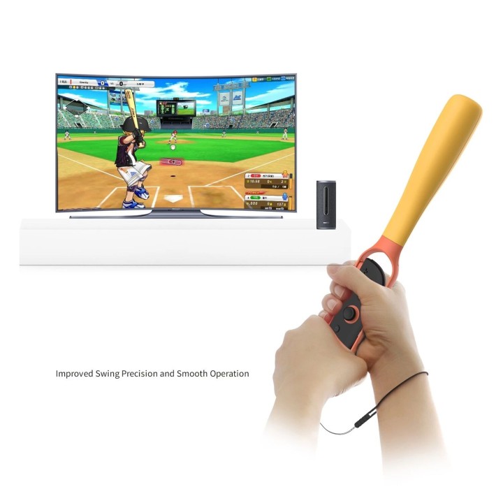 Batte de baseball pour Nintendo Switch 2 DOBE TNS-5102 orange/bleu