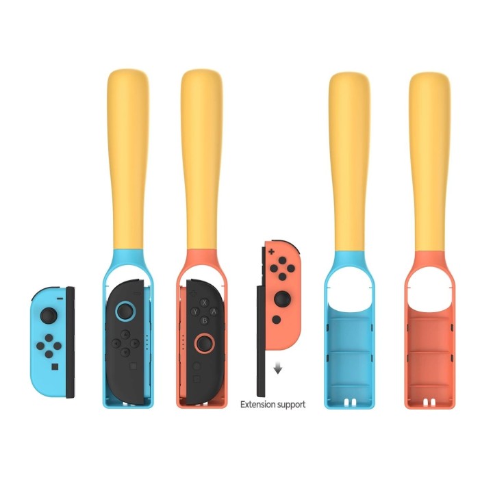 Batte de baseball pour Nintendo Switch 2 DOBE TNS-5102 orange/bleu