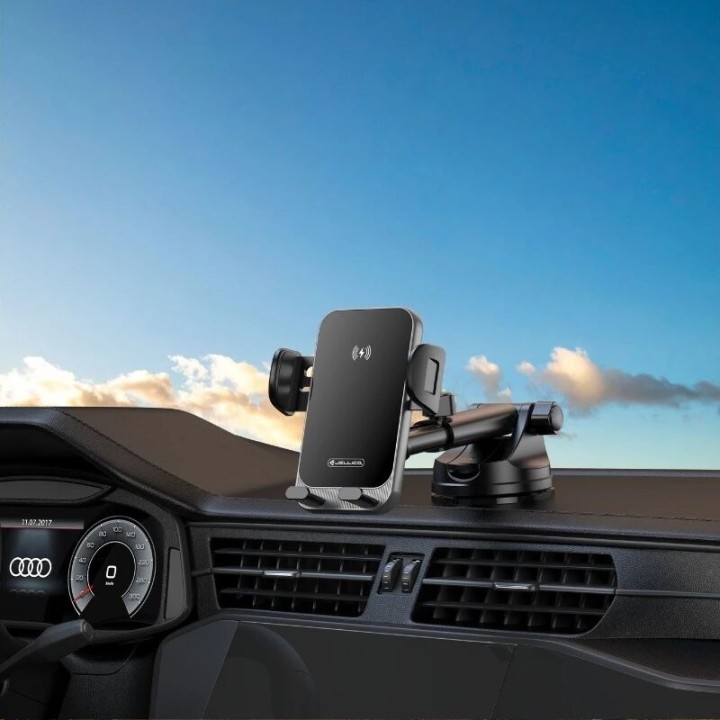 Support voiture chargeur sans fil JELLICO W20 noir