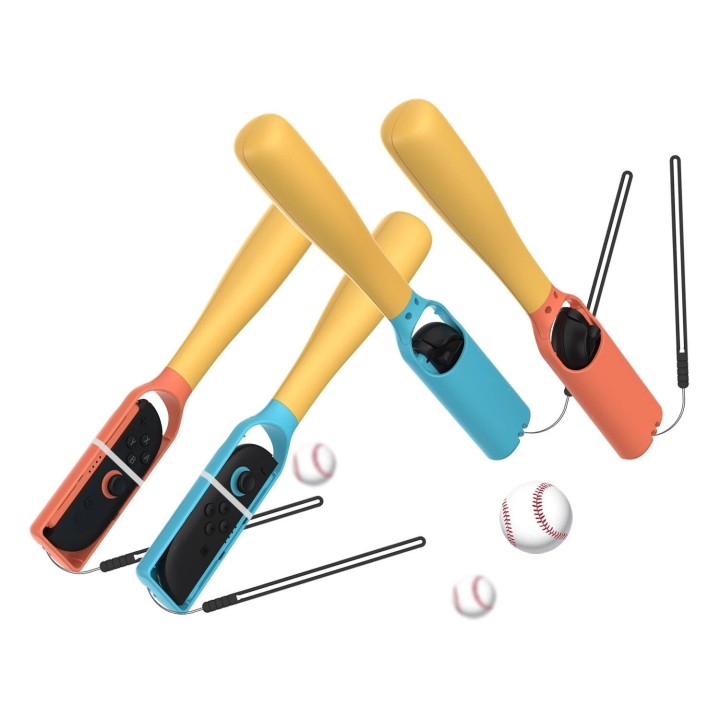 Batte de baseball pour Nintendo Switch 2 DOBE TNS-5102 orange/bleu