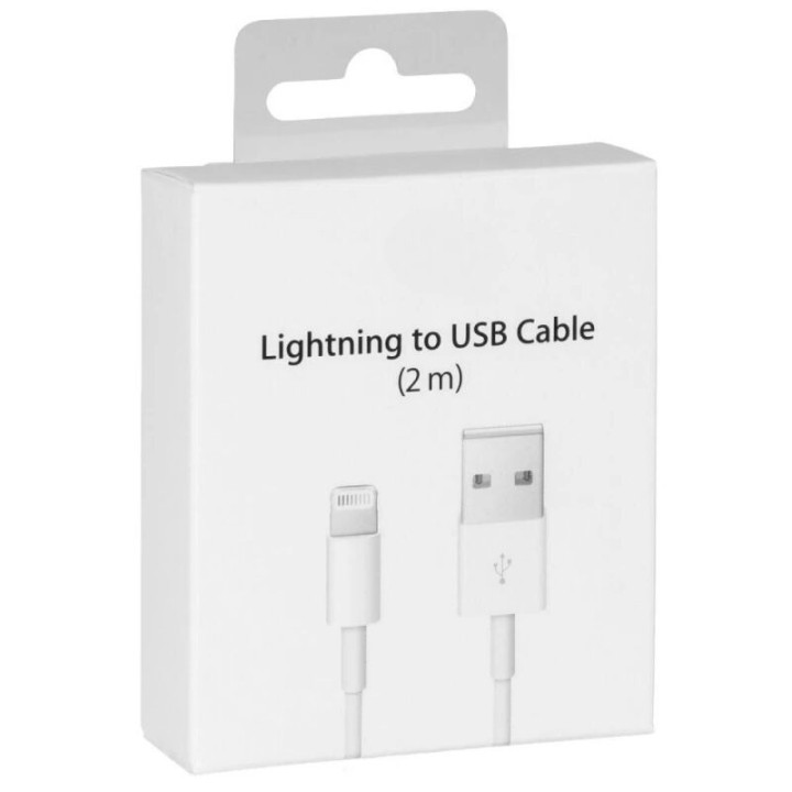 Cable Usb vers Lightning 2 mètres blanc