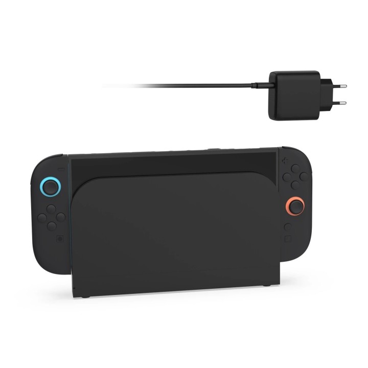 Adaptateur secteur Usb-C/Type C avec cable Usb-C/Type C pour Nintendo Switch / Nintendo Switch 2 et autres DOBE TNS-5169 noir