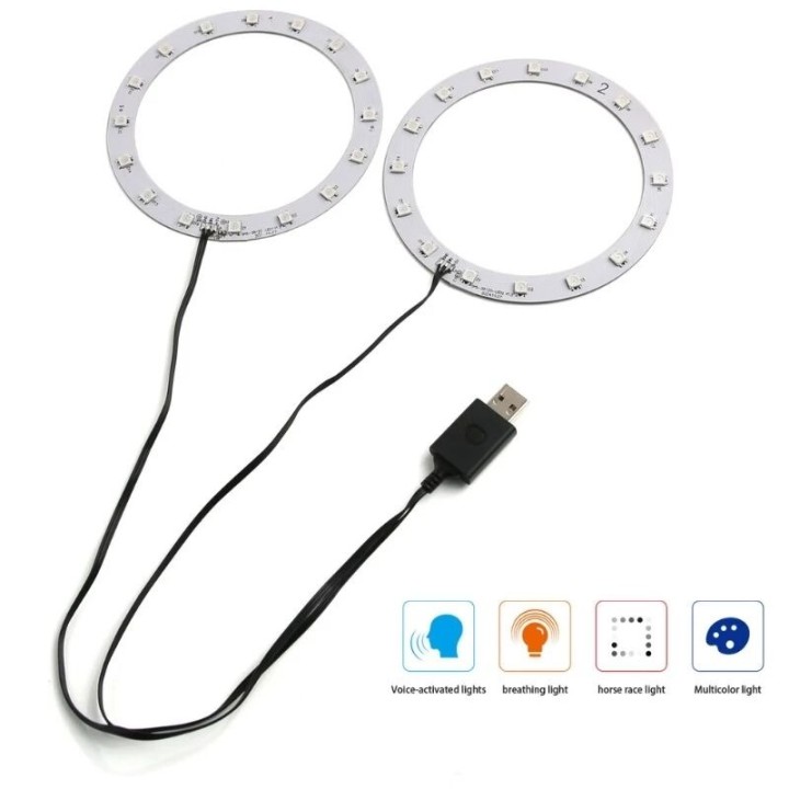 Bande lumineuse pour PlayStation 5 PS5 / PS5 Slim / PS5 Pro compatible DOBE TP5-35120