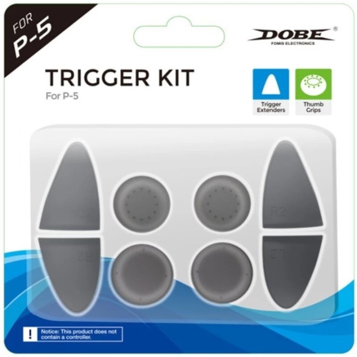 Kit de poignées et déclencheurs pour manette PlayStation 5 / PS5 DOBE TP5-0513