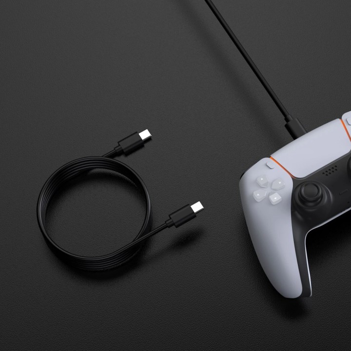 Cable de charge USB-C vers USB-C pour Nintendo Switch 2 / PlayStation 5 et autres DOBE TNS-5166 noir